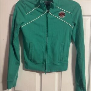 Vintage Abercrombie Zip-Up Green Jacket